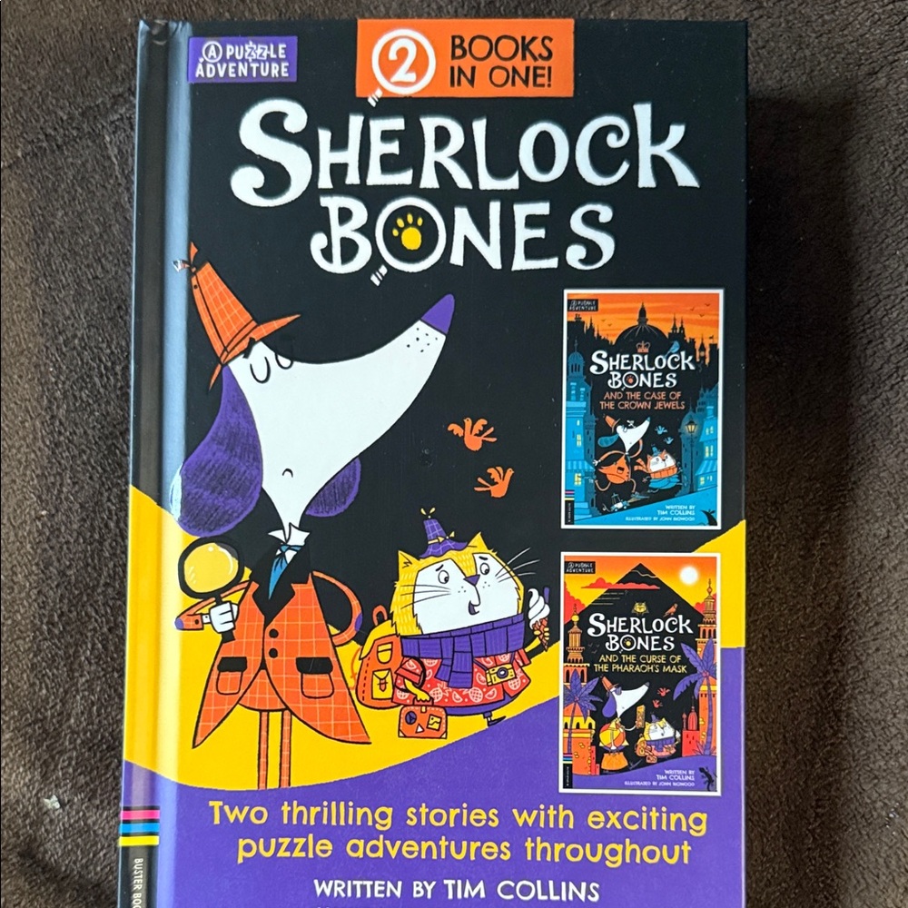 Sherlock Bones Puzzle Adventure Book by Tim Collins|| 2 in 1 - Picture 2 of 5